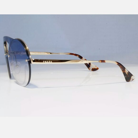 Prada Womens Round Swirl Gold Sunglasses main image 5